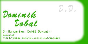 dominik dobal business card