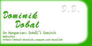 dominik dobal business card